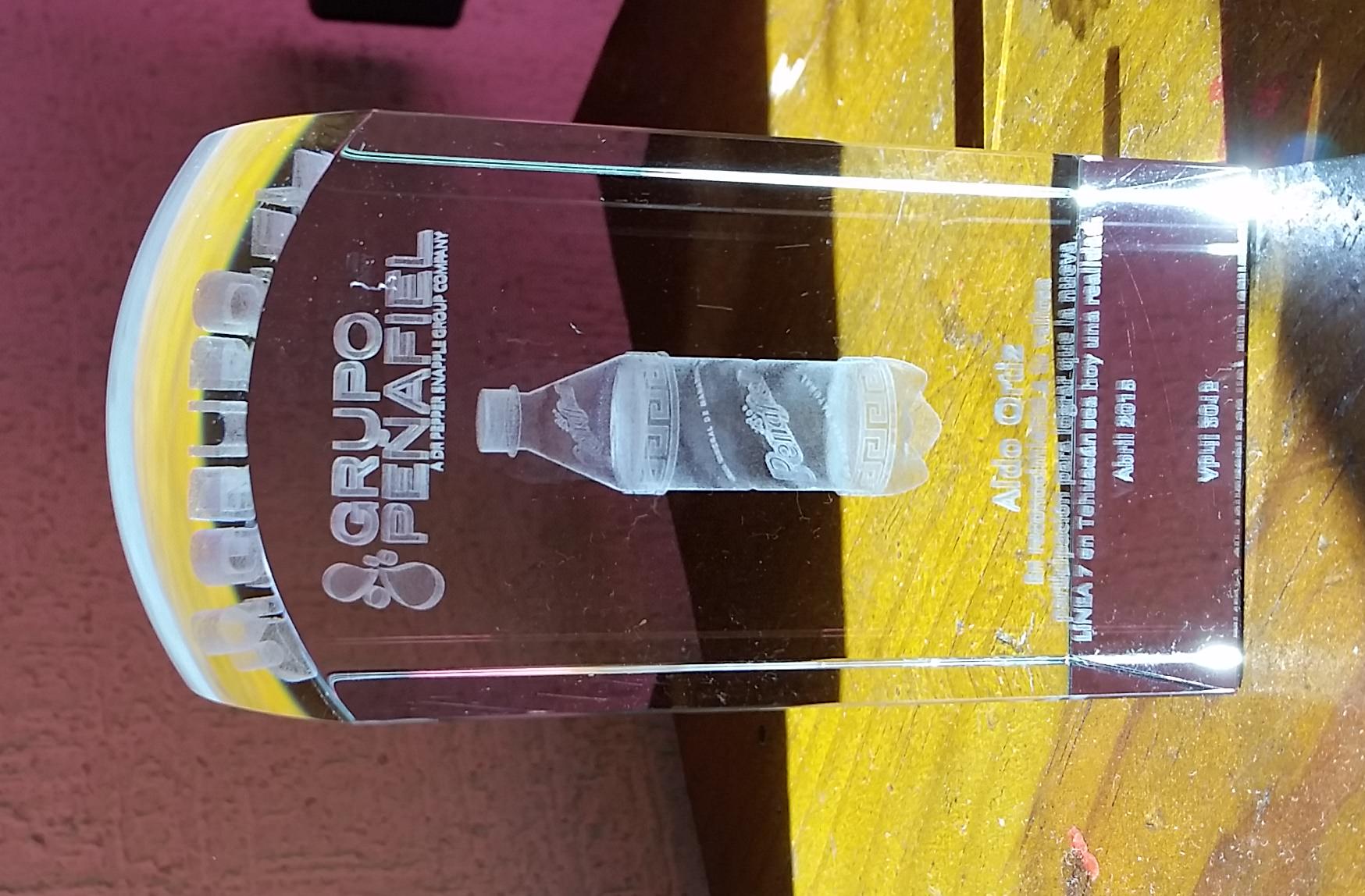 Cristal Grabado en 3D Laser