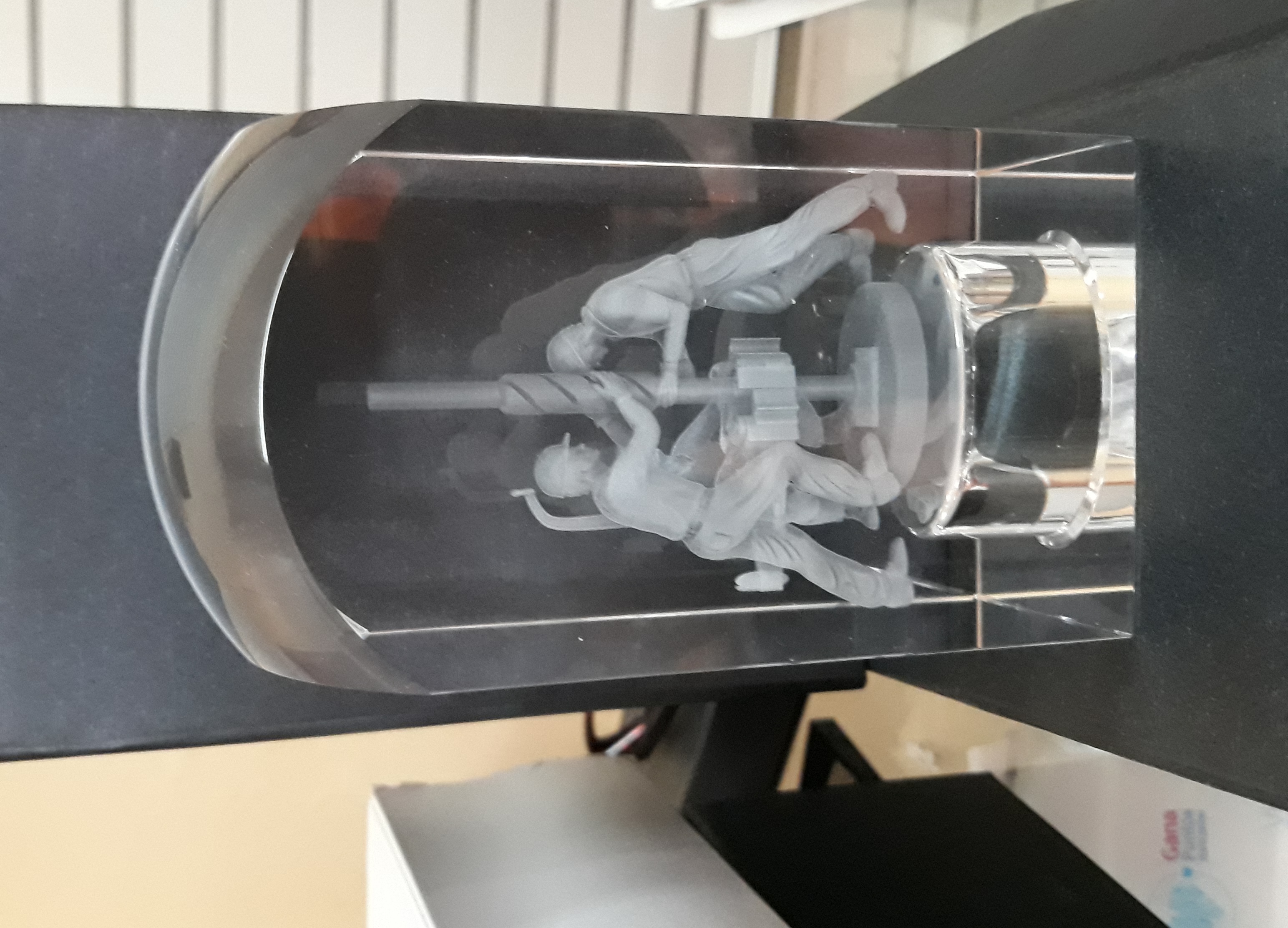 Cristal Grabado en 3D Laser