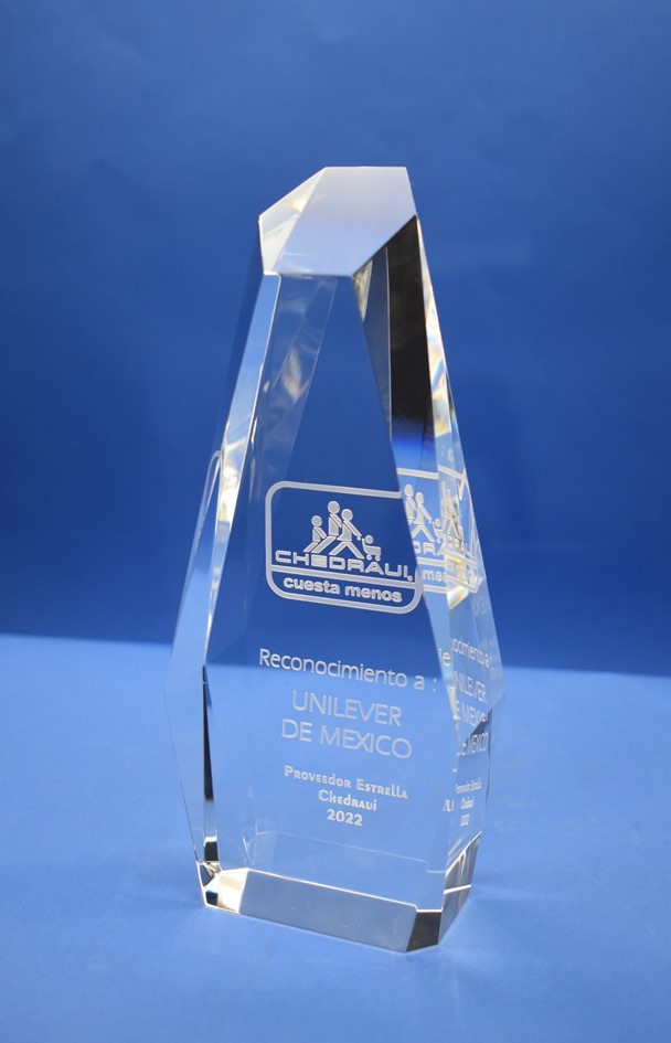 Cristal Grabado en 3D Laser