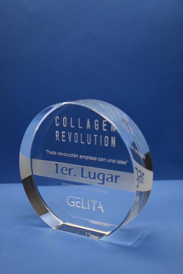 Cristal Grabado en 3D Laser