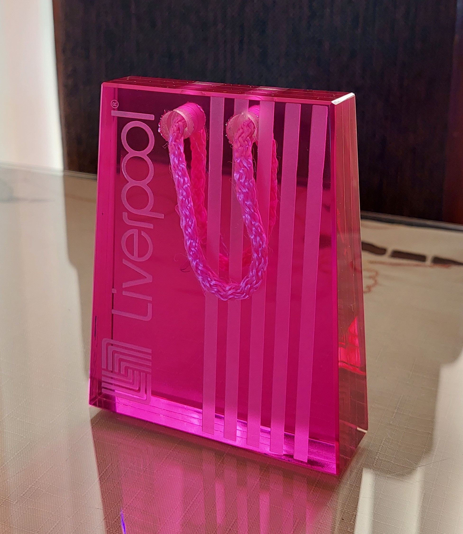 Cristal Grabado en 3D Laser